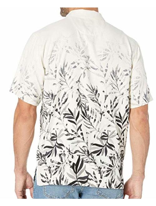 Tommy Bahama Manzanita Vines Embroidered Silk Camp Shirt