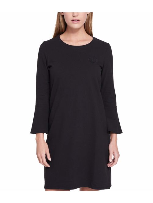 Tommy Hilfiger Women's Medium Bell Sleeve T-Shirt Dress