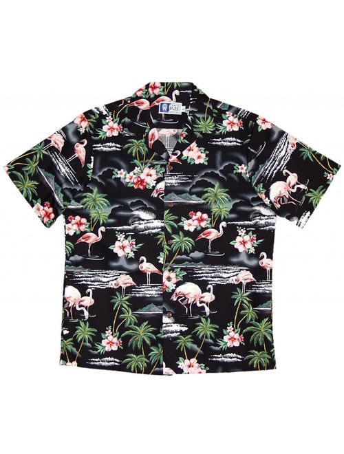 RJC Brand Flamingo Paradise Men's Hawaiian Shirt