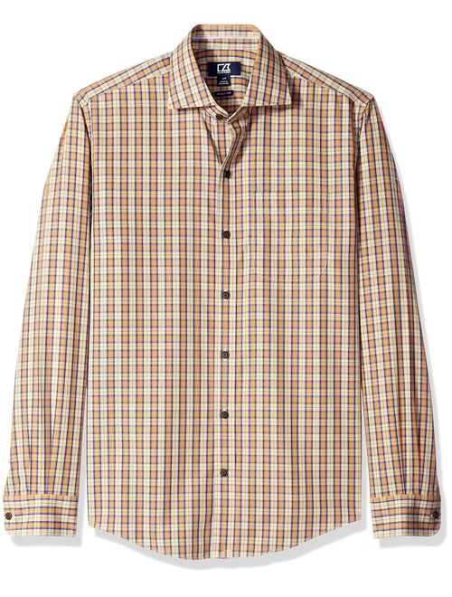 Cutter & Buck Men's Big and Tall L/S Wrinkle Free Cliff Check