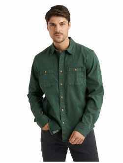 Men's Long Sleeve Button Up Mason Workwear Shirt