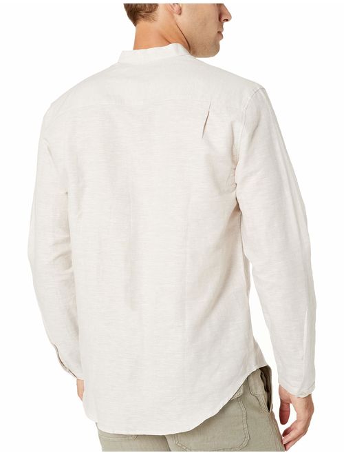 Cubavera Men's Pintuck Long Sleeve Popover Shirt