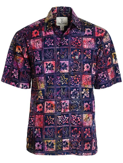 Artisan Outfitters Mens Catalina Island Batik Cotton Shirt
