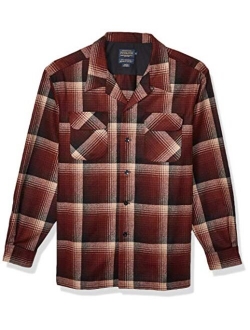Men's Tall Size Big and Tall Long Sleeve Board Shirt