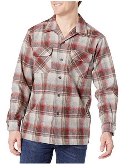 Men's Tall Size Big and Tall Long Sleeve Board Shirt