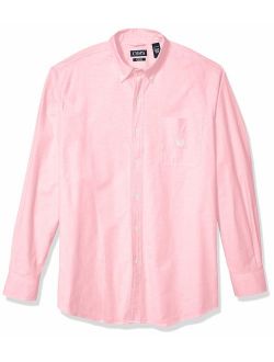 Chaps Men's Big and Tall Long Sleeve Stretch Oxford Button Down Shirt