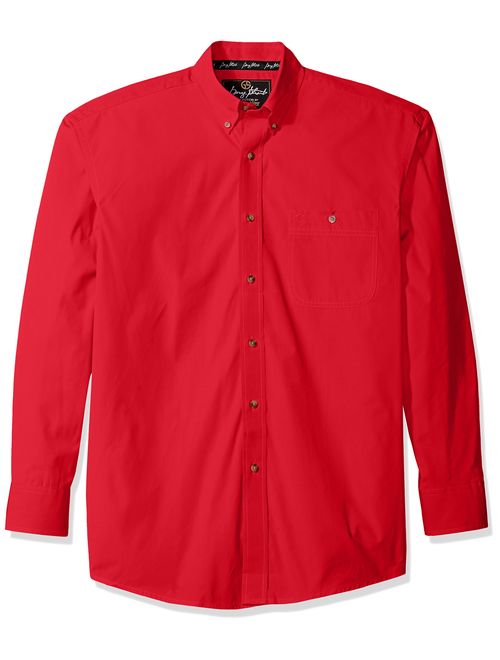 Wrangler Men's Western George Strait One Pocket Button Long Sleeve Woven Shirt