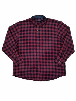 Men's Stratton Long Sleeve Button Down Check Flannel Shirt