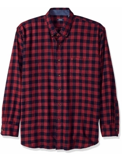 Men's Stratton Long Sleeve Button Down Check Flannel Shirt