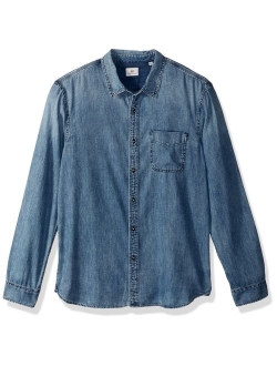 AG Adriano Goldschmied Men's Nelson Long Sleeve Denim Shirt