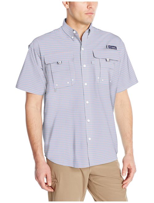 Columbia Men's PFG Super Bahama Short Sleeve Shirt, Breathable, UV Protection