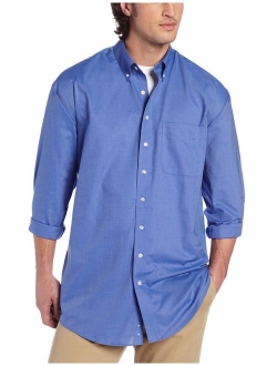 Men's Big and Tall Long Sleeve Epic Easy Care Nailshead Shirt