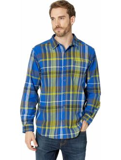 Men's Boulder Ridge Long Sleeve Flannel Shirt, Comfortable Stretch Cotton