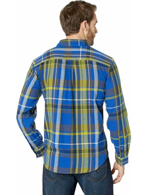 Columbia Men's Boulder Ridge Long Sleeve Flannel Shirt, Comfortable Stretch Cotton