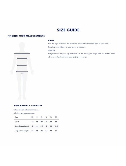 Tommy Hilfiger Men's Adaptive Magnetic Short Sleeve Button Shirt Custom Fit, Multi 1, XL