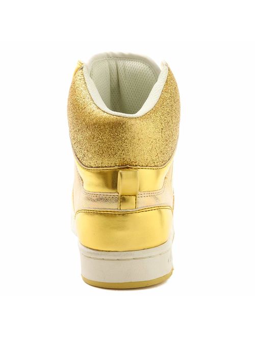 Pastry Glam Pie Glitter High-Top Sneaker & Dance Shoe for Adults