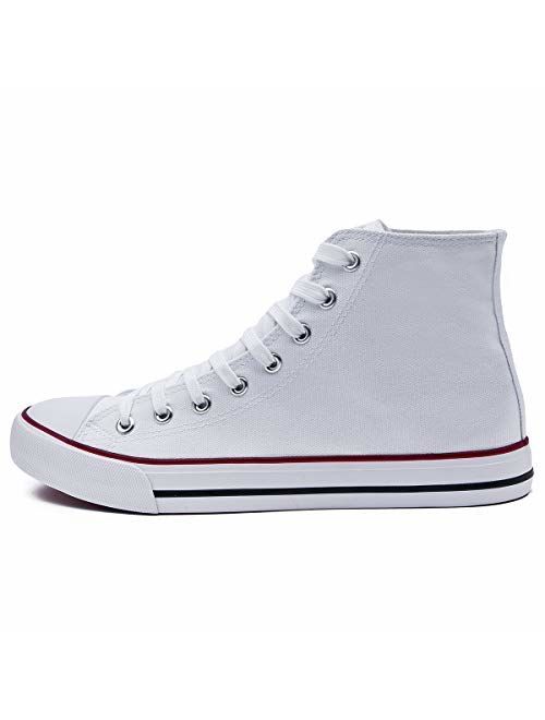 ZGR Mens Canvas Sneakers High Top Casual Shoes