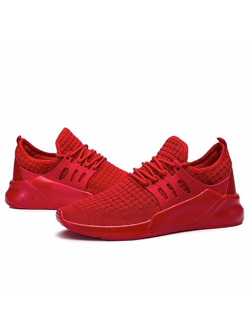 QZBAOSHU Running Shoes for Men Casual Slip On Sneakers Walking Jogging Sport Tennis Trainers