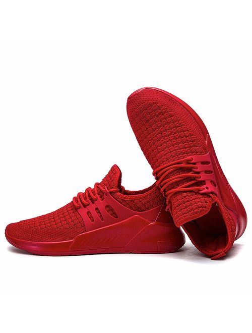 QZBAOSHU Running Shoes for Men Casual Slip On Sneakers Walking Jogging Sport Tennis Trainers