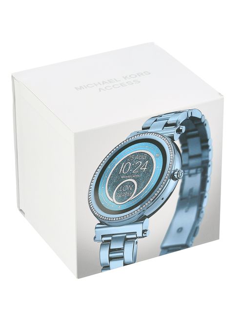 Michael Kors Access Women's 'Sofie Touchscreen' Quartz Stainless Steel Casual Watch, Color:Blue (Model: MKT5042)