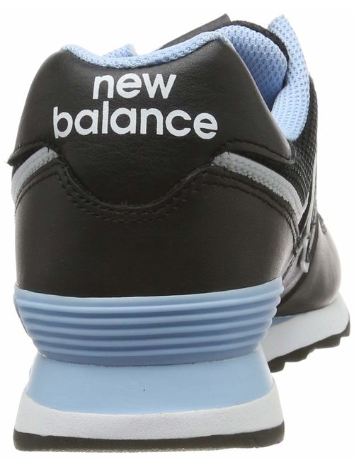 New Balance Men's 574v2 Sneaker, Black/Summer Sky, 10.5 2E US