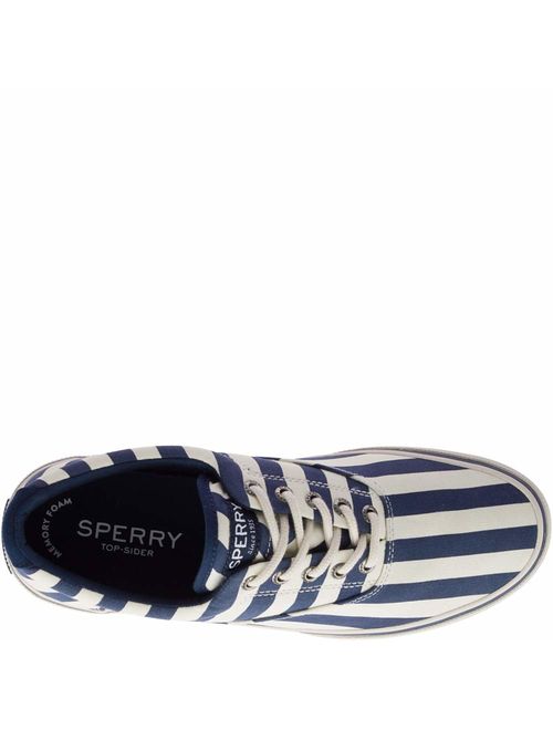 Sperry Top-Sider Halyard Vintage Stripe Sneaker Men 10 Navy