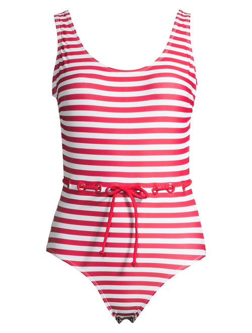 Juicy Couture Women?s One-Piece Swimsuit With Eyelet