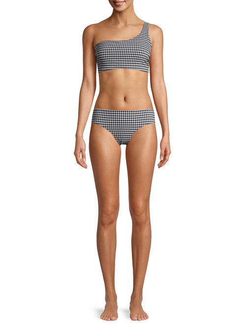 Vigoss Women's One-Shoulder Swimsuit, 2-Piece