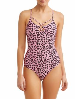 Juniors Paw Sitive Vibes One Piece Swmisuit