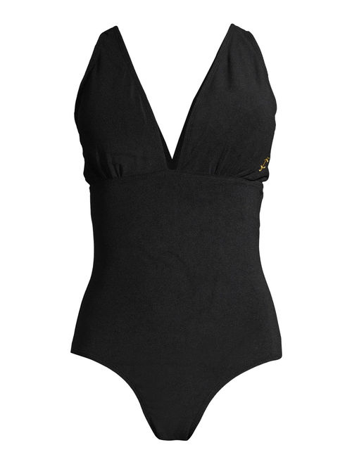 Juicy Couture Women's French Terry One-Piece Swimsuit
