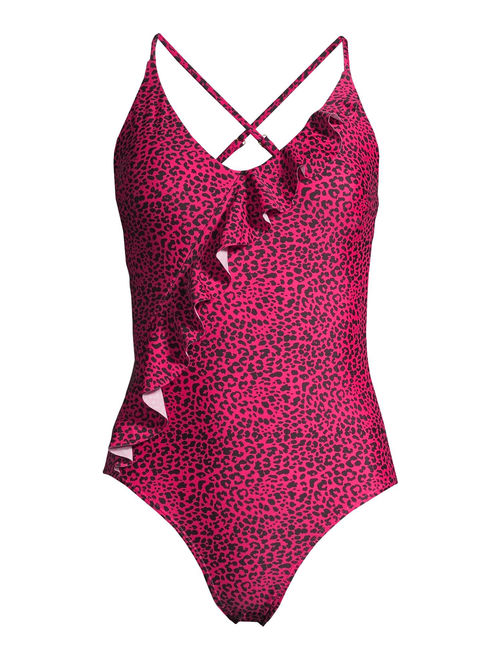 Juicy Couture Women's Asymmetrical One-Piece Swimsuit
