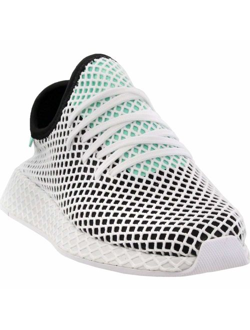 adidas Mens Deerupt Runner Casual Sneakers, Black;Green, 10