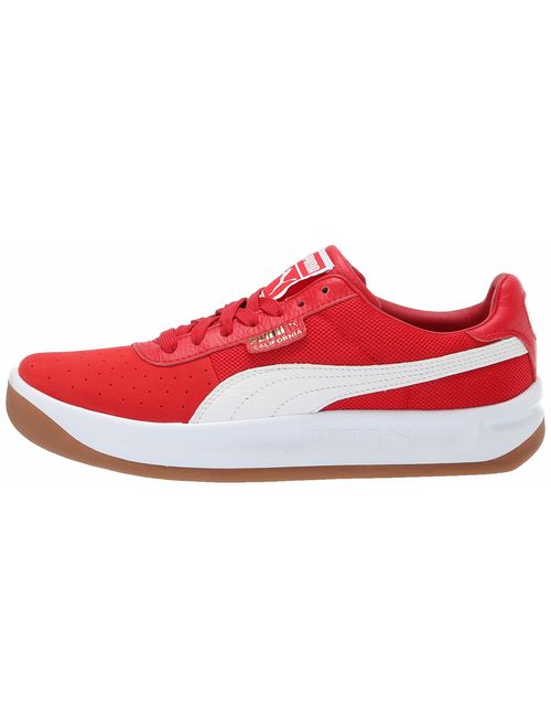 Puma Leather Lace Up California Colorful Sneaker