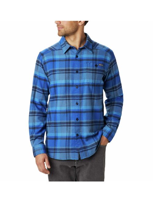 Columbia Men's Cornell Woods Flannel Long Sleeve, Comfort Stretch