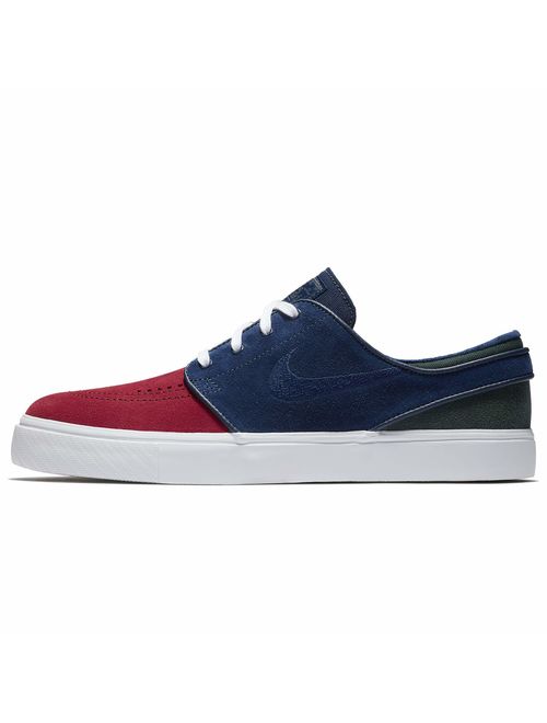 Nike Zoom Stefan Janoski Mens Fashion-Sneakers 333824-641_10.5 - RED Crush/Blue Void-White-Midnight Green