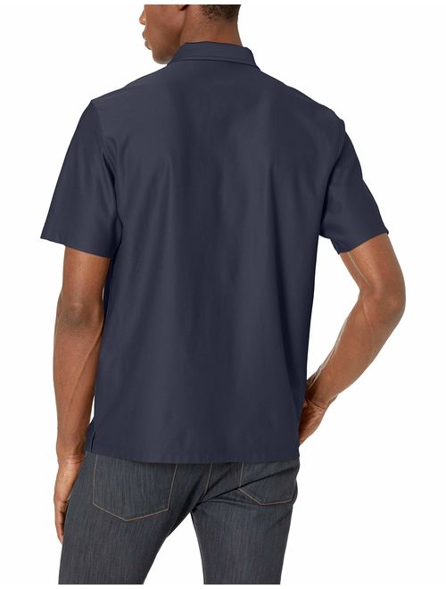 Theory Men's Isak Ss Jersey Button Down