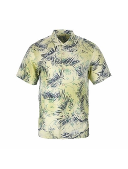 Havana Breeze Men's 100% Silk Relaxed-Fit Camp Shirt