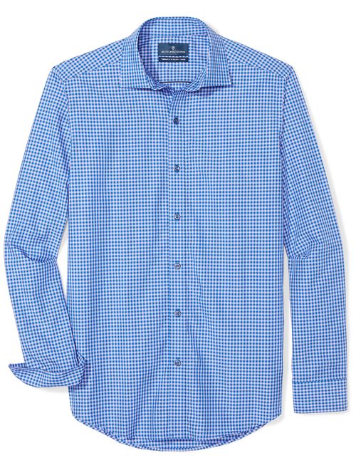 Amazon Brand - BUTTONED DOWN Men's Tailored Fit Supima Cotton Dress Casual Shirt