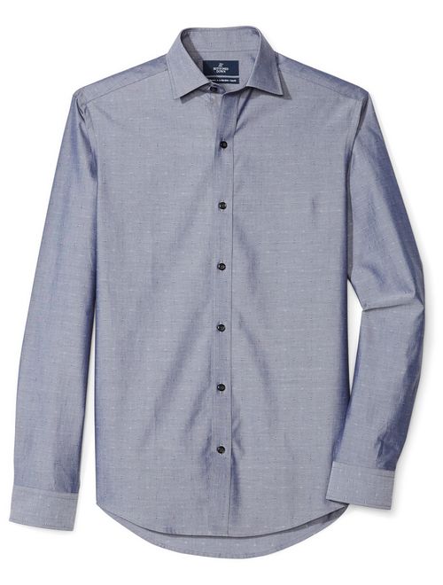 Amazon Brand - BUTTONED DOWN Men's Tailored Fit Supima Cotton Dress Casual Shirt