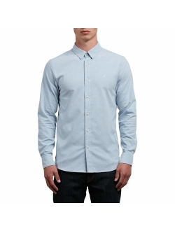 Men's Oxford Stretch Long Sleeve Button Up Shirt