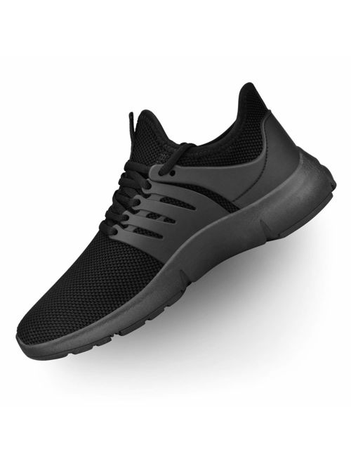 domirica Men's Non Slip Running Shoes Ultra Lightweight Breathable Athletic Gym Tennis Sneakers