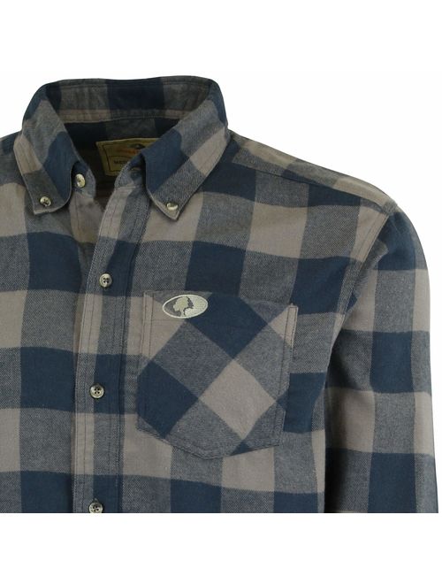 Mossy Oak Heavy Flannel Shirt for Men, Thermal Lined Plaid Mens Flannel Shirts