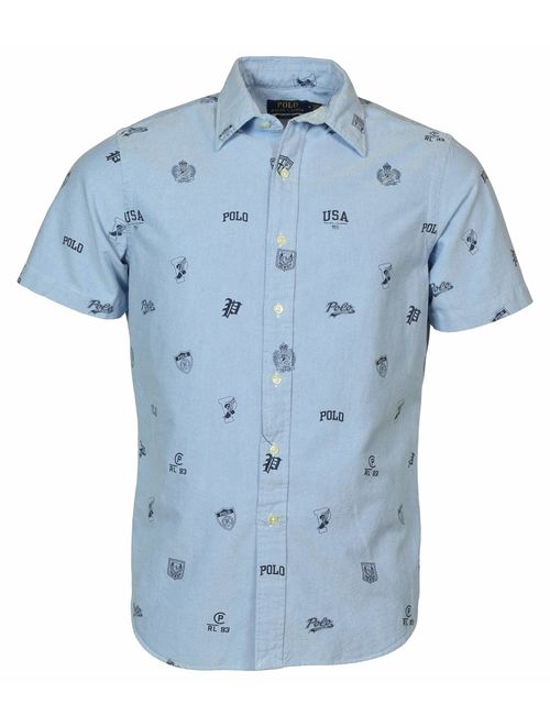 Polo Ralph Lauren Men's Tossed Icons Short-Sleeve Woven Shirt