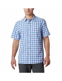 Men's Super Slack Tide Camp Shirt, Vivid Blue Palaka Plaid, Small