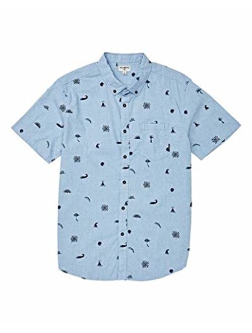 Billabong Men's Sundays Mini Short Sleeve Woven Shirt