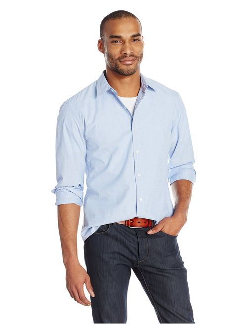 Amazon Brand - Goodthreads Men's Standard-Fit Long-Sleeve End on End Shirt