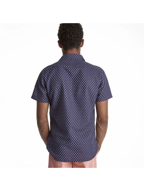 TAYLRD Short Sleeve Button Down | Slim Fit | Easy Care | Machine Washable | 100% Cotton (More Size & Colors Available)