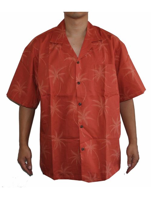 Tropical Palm Trees Men's Hawaiian Aloha Shirt