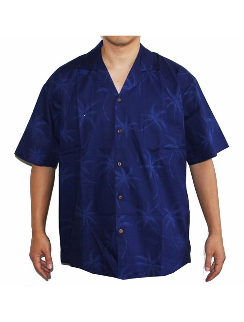 Tropical Palm Trees Men's Hawaiian Aloha Shirt
