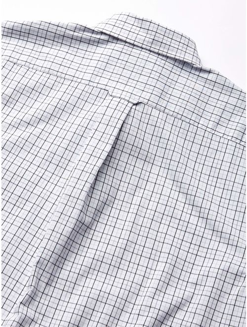 IZOD Men's Button Down Long Sleeve Stretch Performance Tattersal Shirt